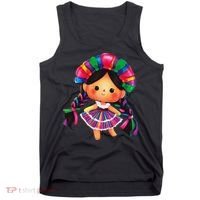 Muneca De Trapo Mexicana Mazahua Mexicans Otomi Maria Lele Tank Top thumb 0