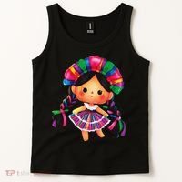 Muneca De Trapo Mexicana Mazahua Mexicans Otomi Maria Lele Tank Top thumb 2