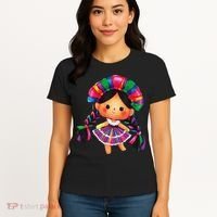 Muneca De Trapo Mexicana Mazahua Mexicans Otomi Maria Lele Women's T-Shirt thumb 4