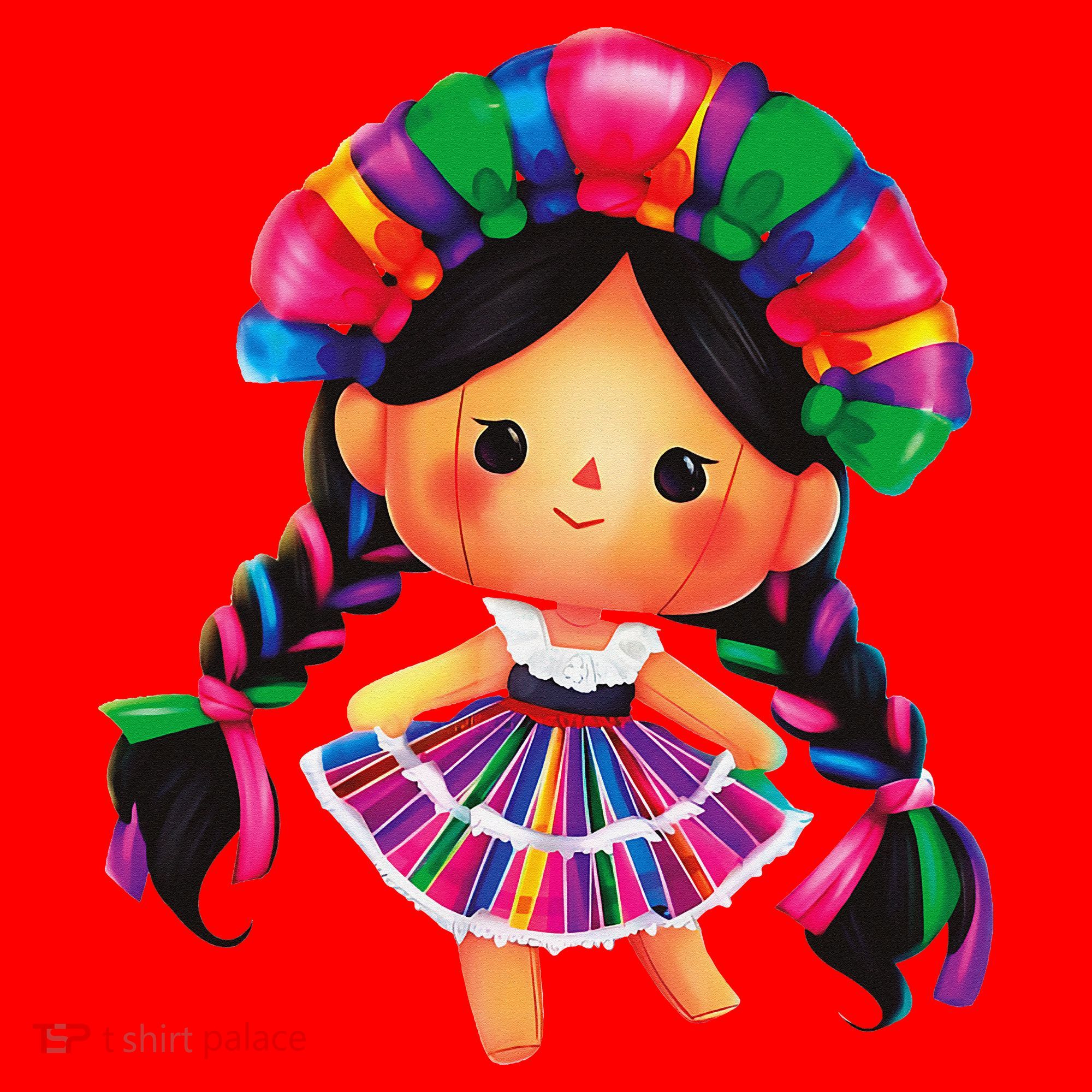 Muneca De Trapo Mexicana Mazahua Mexicans Otomi Maria Lele Santa Hat