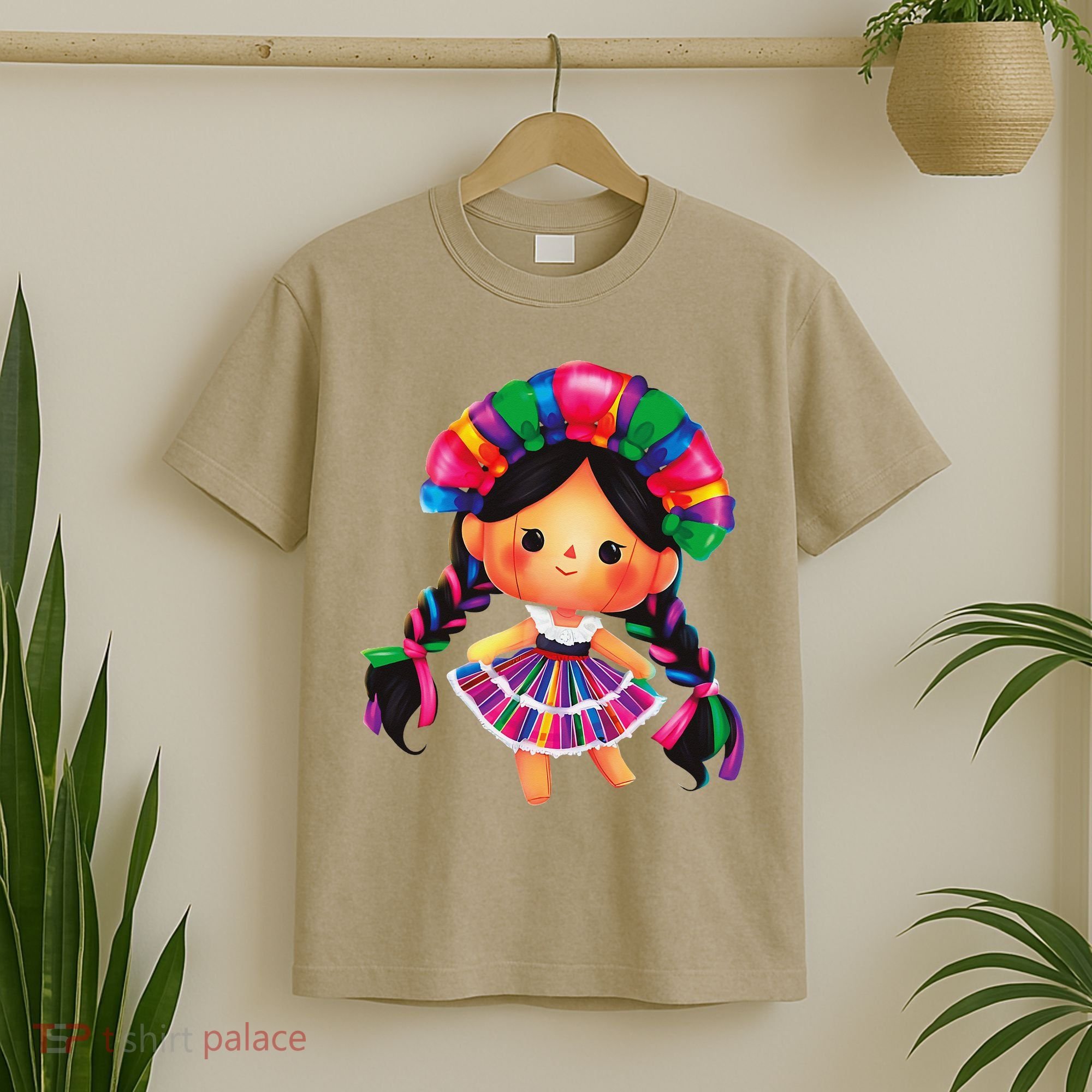 Muneca De Trapo Mexicana Mazahua Mexicans Otomi Maria Lele T-Shirt