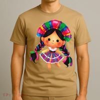 Muneca De Trapo Mexicana Mazahua Mexicans Otomi Maria Lele T-Shirt thumb 3