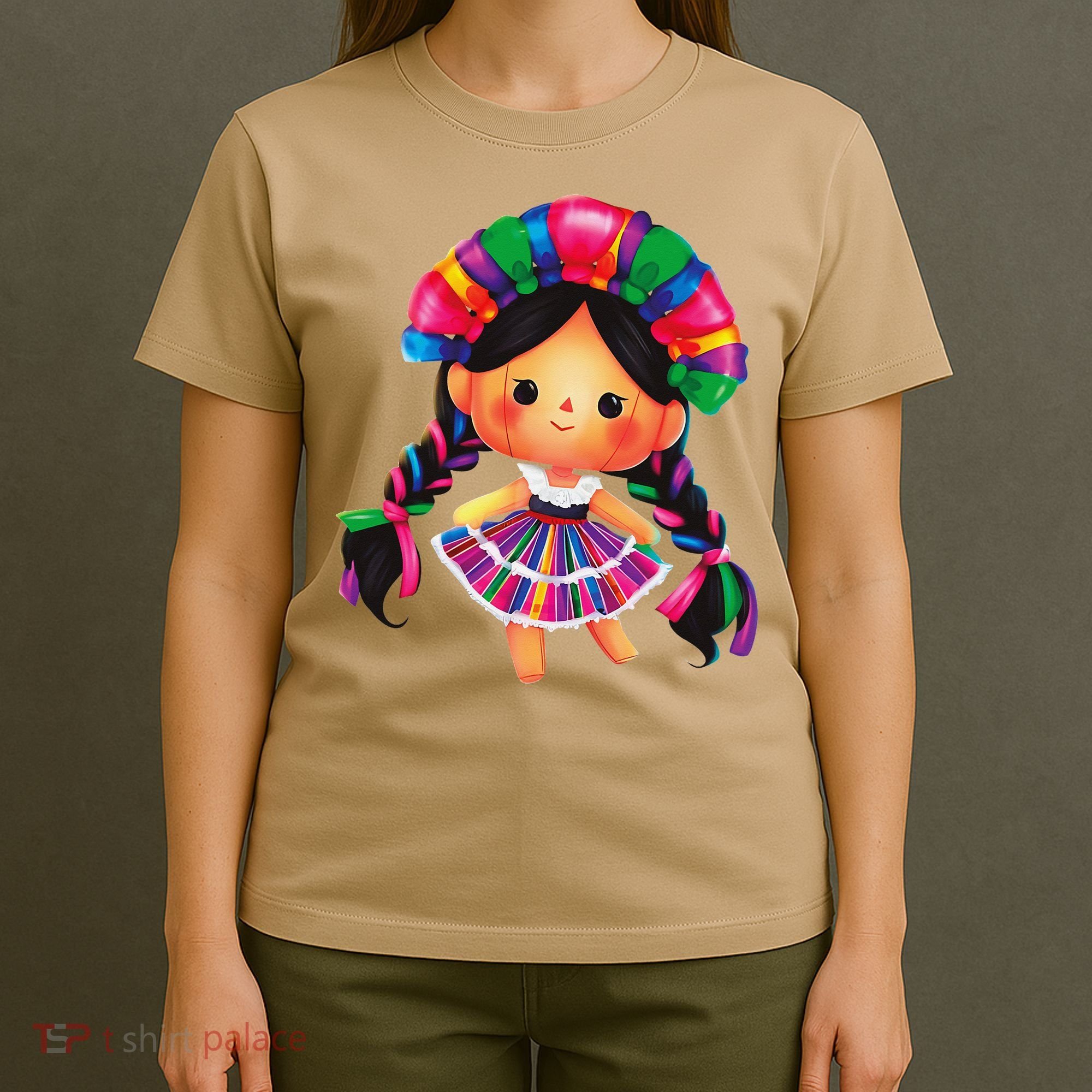 Muneca De Trapo Mexicana Mazahua Mexicans Otomi Maria Lele T-Shirt