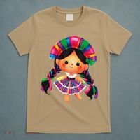 Muneca De Trapo Mexicana Mazahua Mexicans Otomi Maria Lele T-Shirt thumb 5