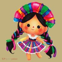 Muneca De Trapo Mexicana Mazahua Mexicans Otomi Maria Lele T-Shirt thumb 7
