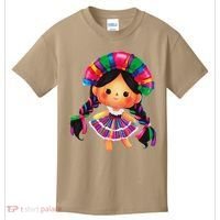 Muneca De Trapo Mexicana Mazahua Mexicans Otomi Maria Lele Kids T-Shirt thumb 0