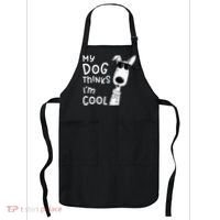 My Dog Thinks Im Cool For Dog Lover Apron thumb 0