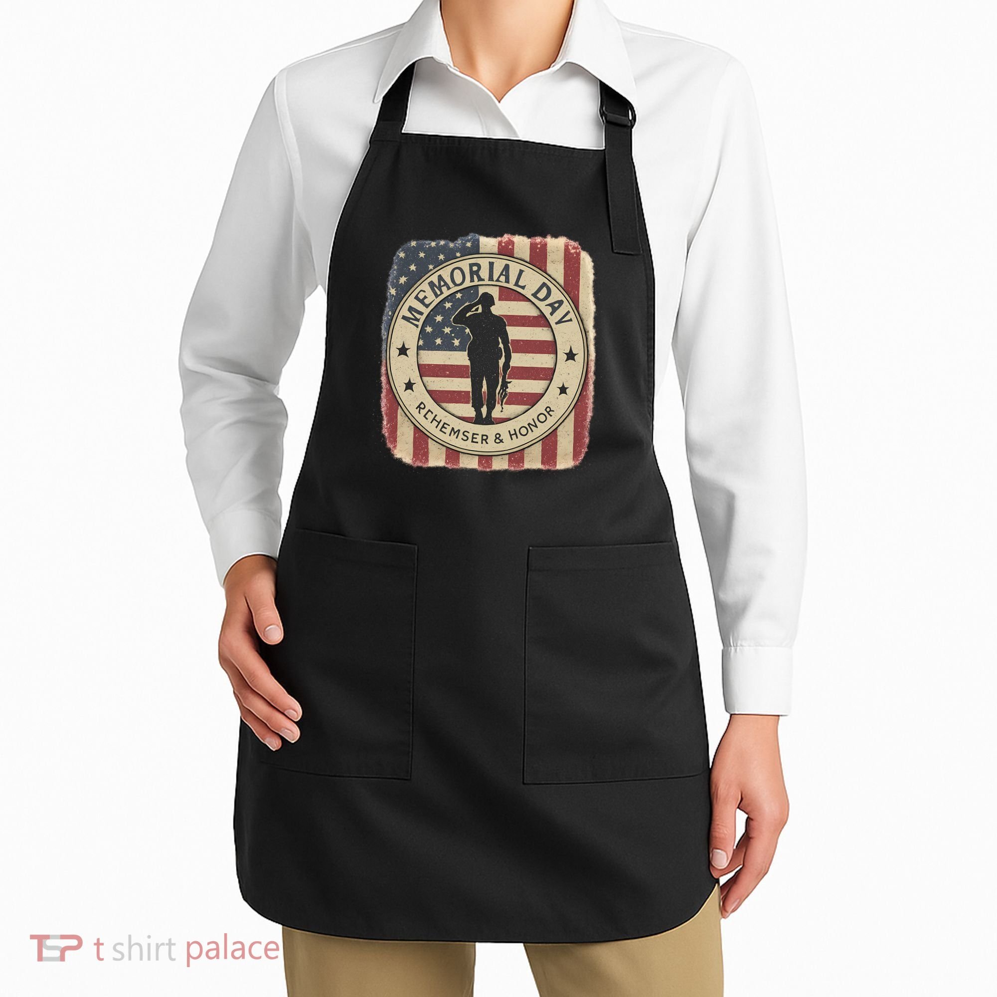 Memorial Day Tribute Apron