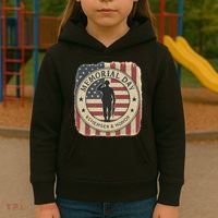 Memorial Day Tribute Kids Hoodie thumb 3