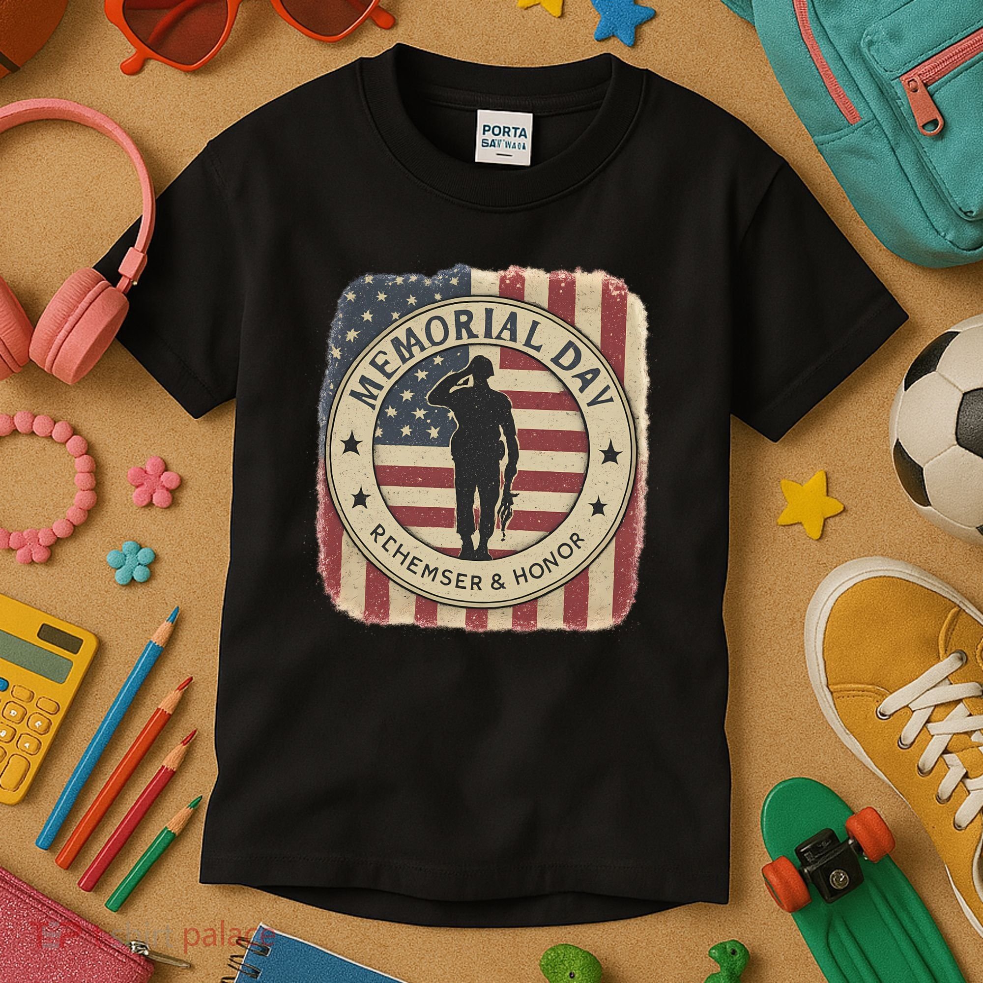 Memorial Day Tribute Kids T-Shirt