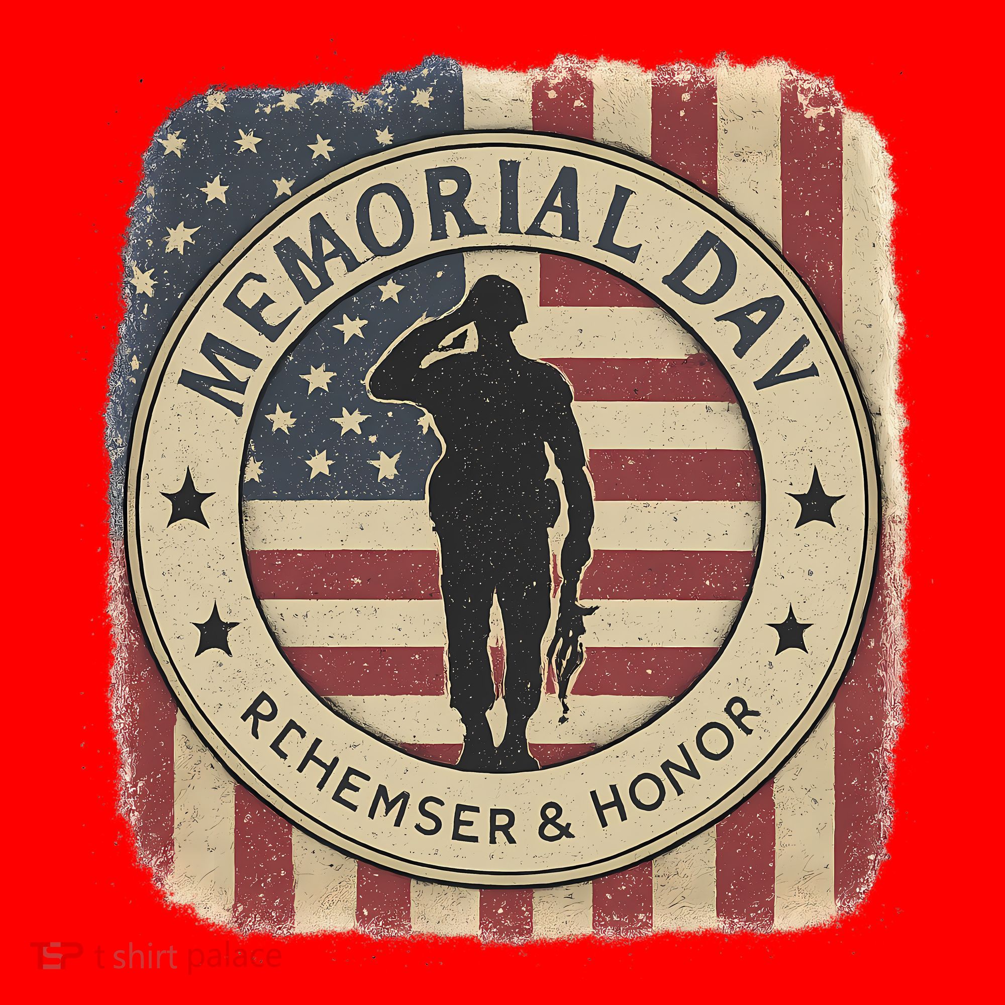 Memorial Day Tribute Santa Hat