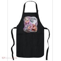 Moo Deng Three Moo Deng Moon Funny Hippo Apron thumb 0