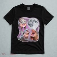 Moo Deng Three Moo Deng Moon Funny Hippo T-Shirt thumb 5
