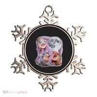 Moo Deng Three Moo Deng Moon Funny Hippo Ornament thumb 0