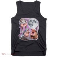 Moo Deng Three Moo Deng Moon Funny Hippo Tank Top thumb 0