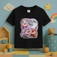 Moo Deng Three Moo Deng Moon Funny Hippo Toddler T-Shirt thumb 3