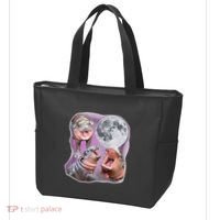 Moo Deng Three Moo Deng Moon Funny Hippo Tote Bag thumb 3