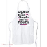 Mother Daughter Trip In Progress Vacation Family Travel Apron thumb 0