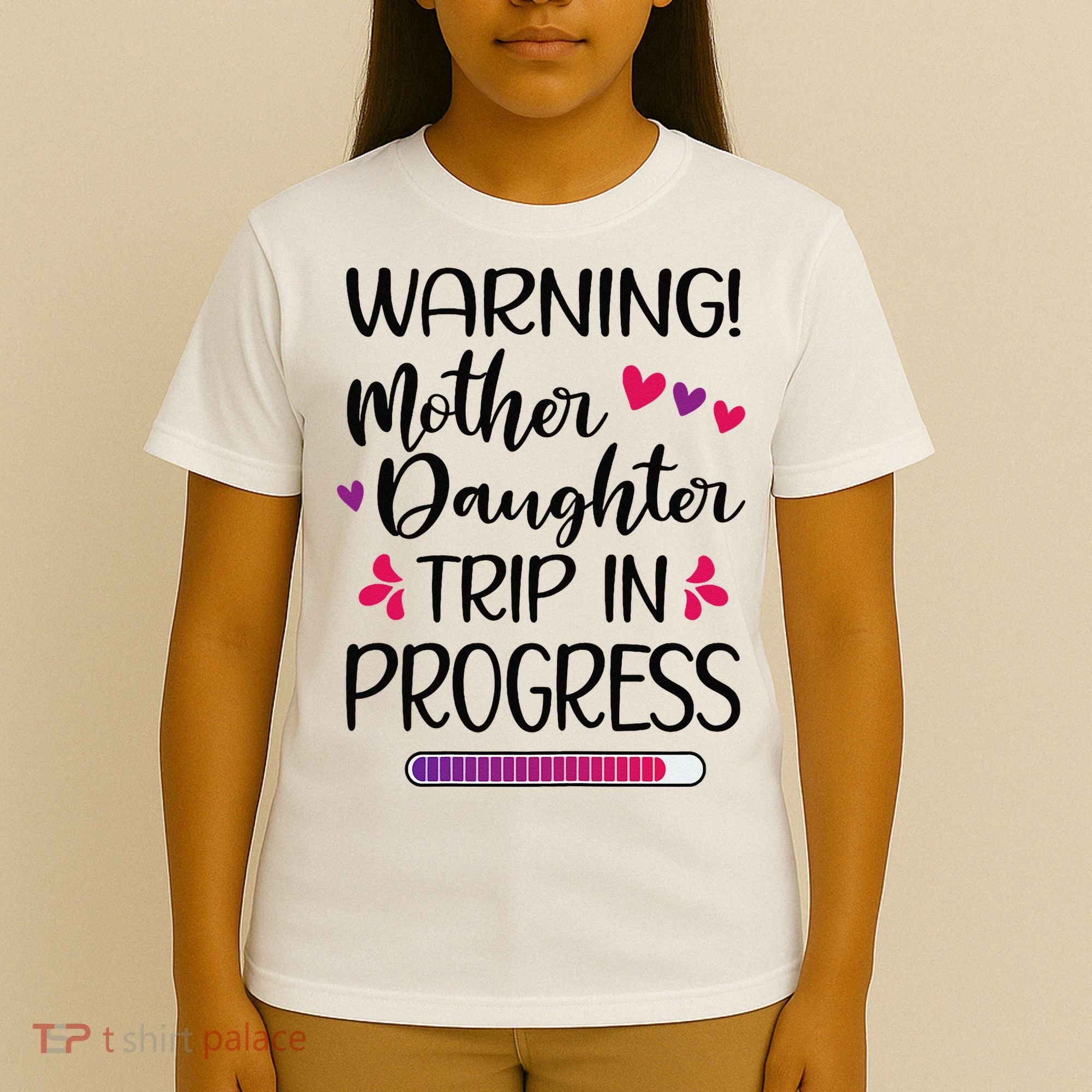 Mother Daughter Trip In Progress Vacation Family Travel T-Shirt