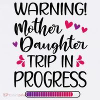 Mother Daughter Trip In Progress Vacation Family Travel Baby Bodysuit thumb 2