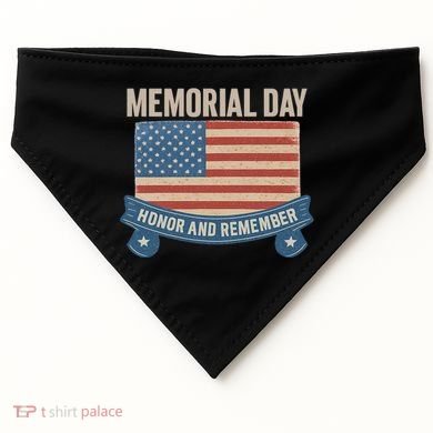 Memorial Day Tribute USA-Made Doggie Bandana