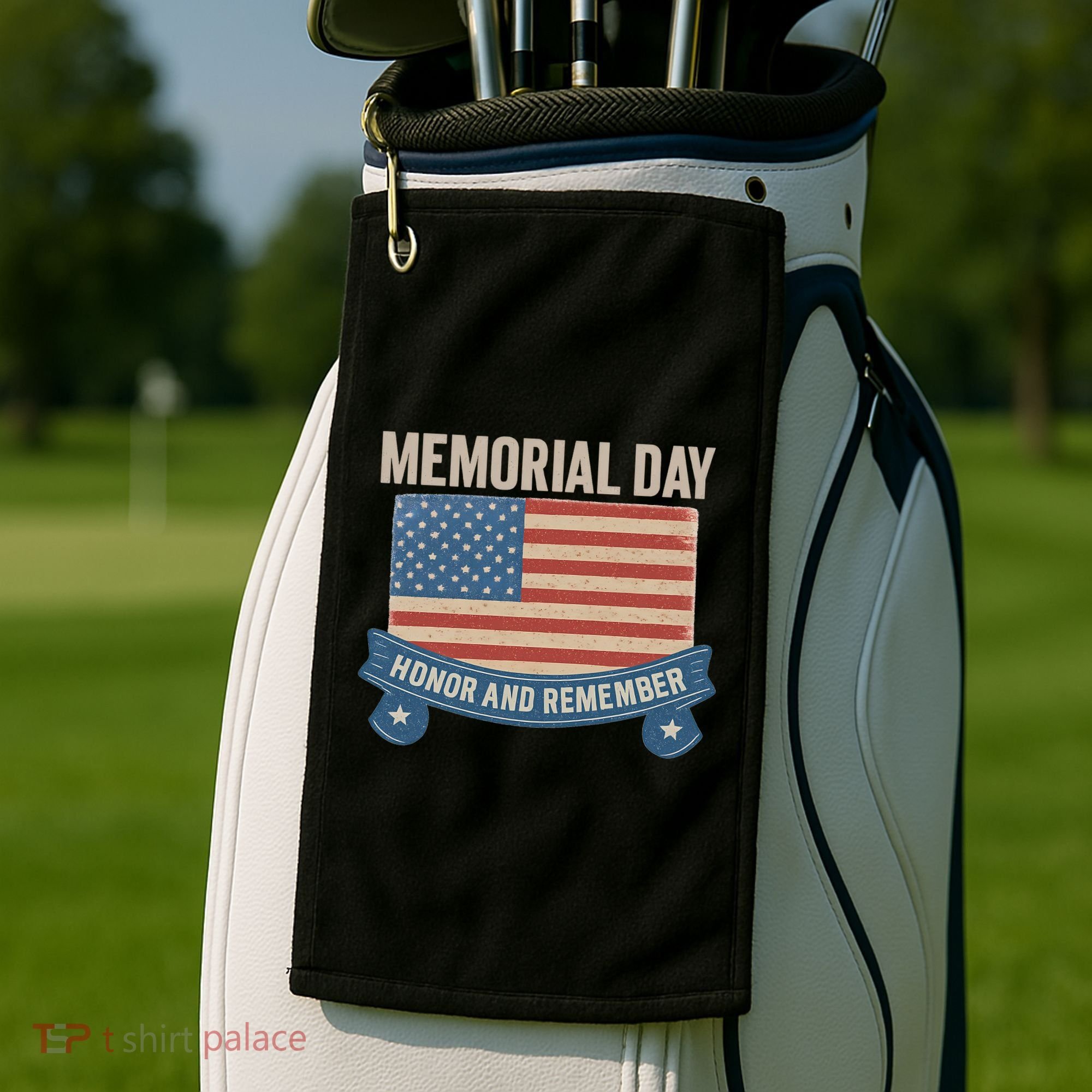 Memorial Day Tribute Golf Towel