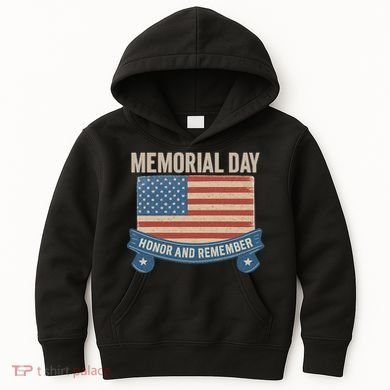 Memorial Day Tribute Kids Hoodie
