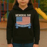 Memorial Day Tribute Kids Hoodie thumb 3