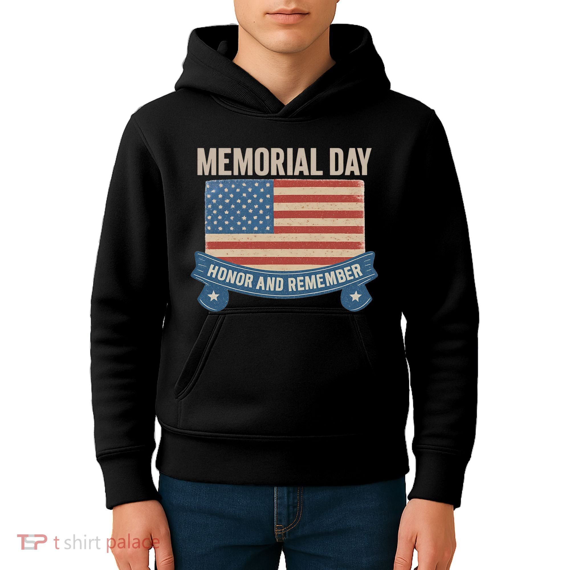 Memorial Day Tribute Kids Hoodie