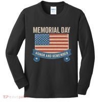 Memorial Day Tribute Kids Long Sleeve Shirt thumb 0