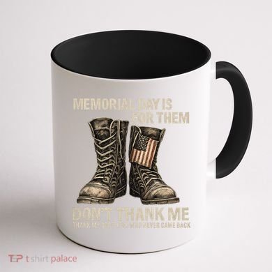 Memorial Day Tribute Coffee Mug back