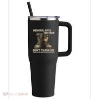 Memorial Day Tribute 40oz Vacuum Insulated Stainless Steel Travel Tumbler thumb 0