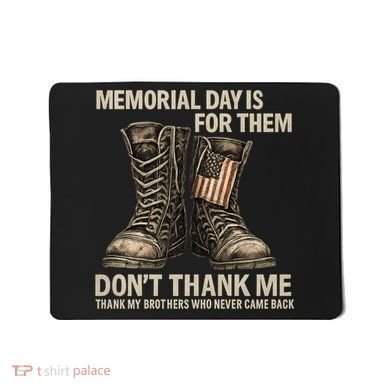 Memorial Day Tribute Mousepad