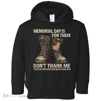 Memorial Day Tribute Toddler Hoodie