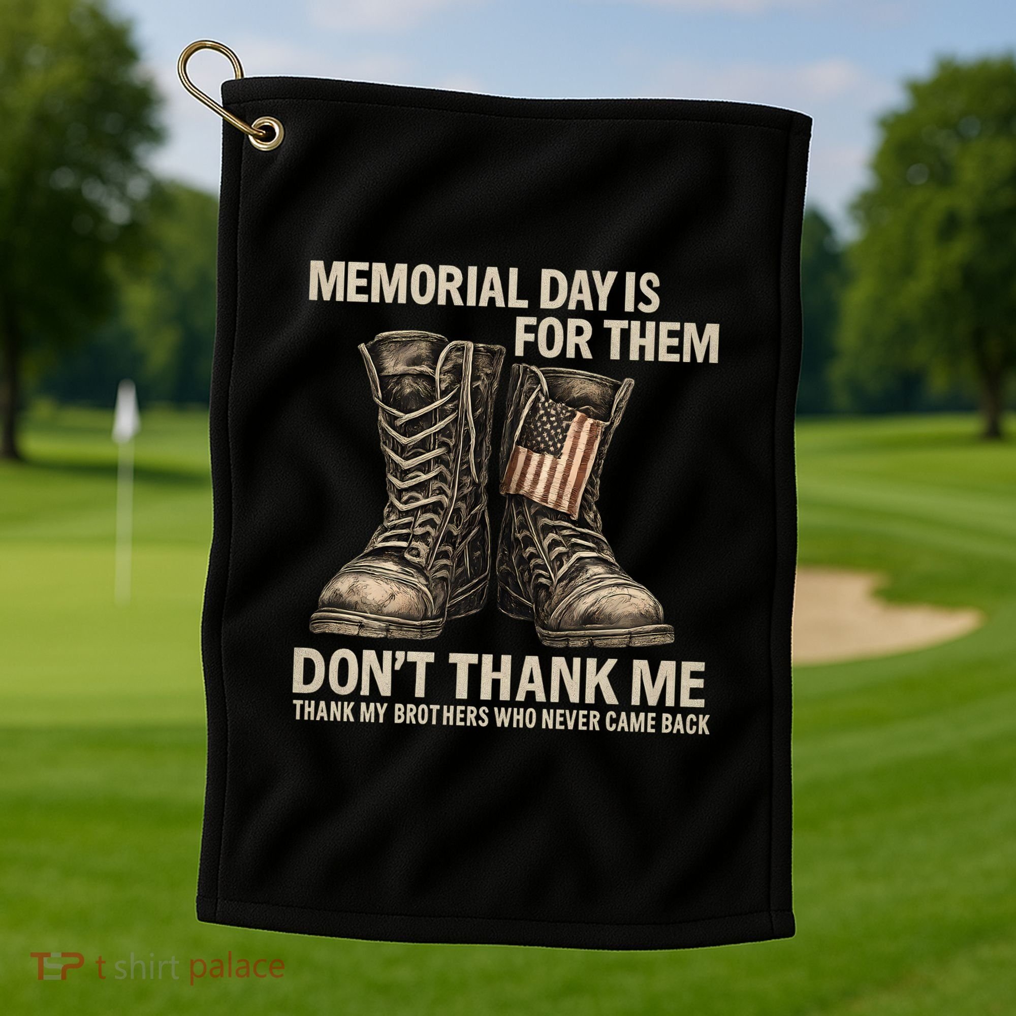 Memorial Day Tribute Golf Towel