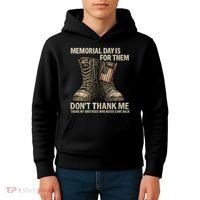 Memorial Day Tribute Kids Hoodie thumb 4