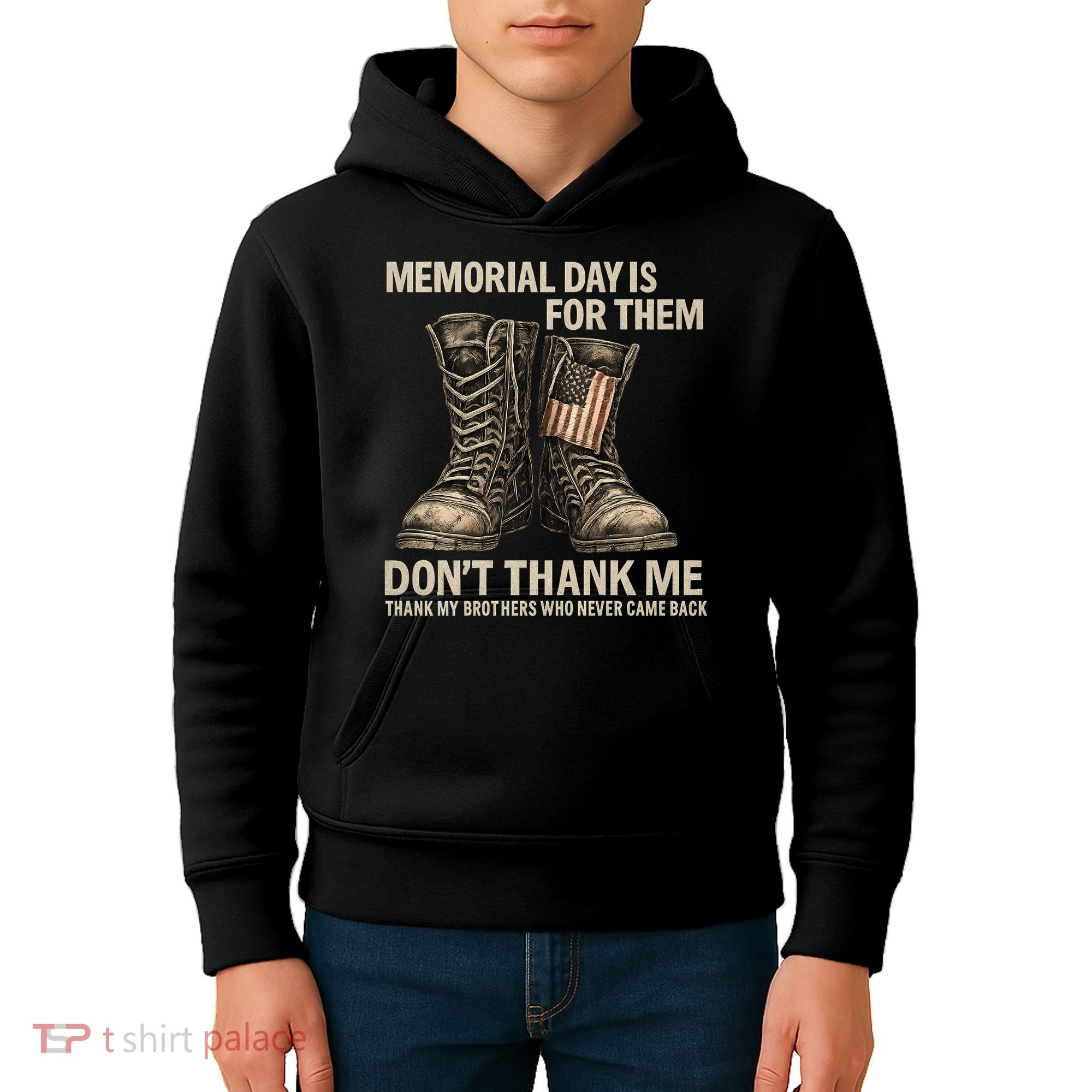 Memorial Day Tribute Kids Hoodie