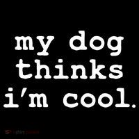 My Dog Thinks I'm Cool Funny Visor thumb 3