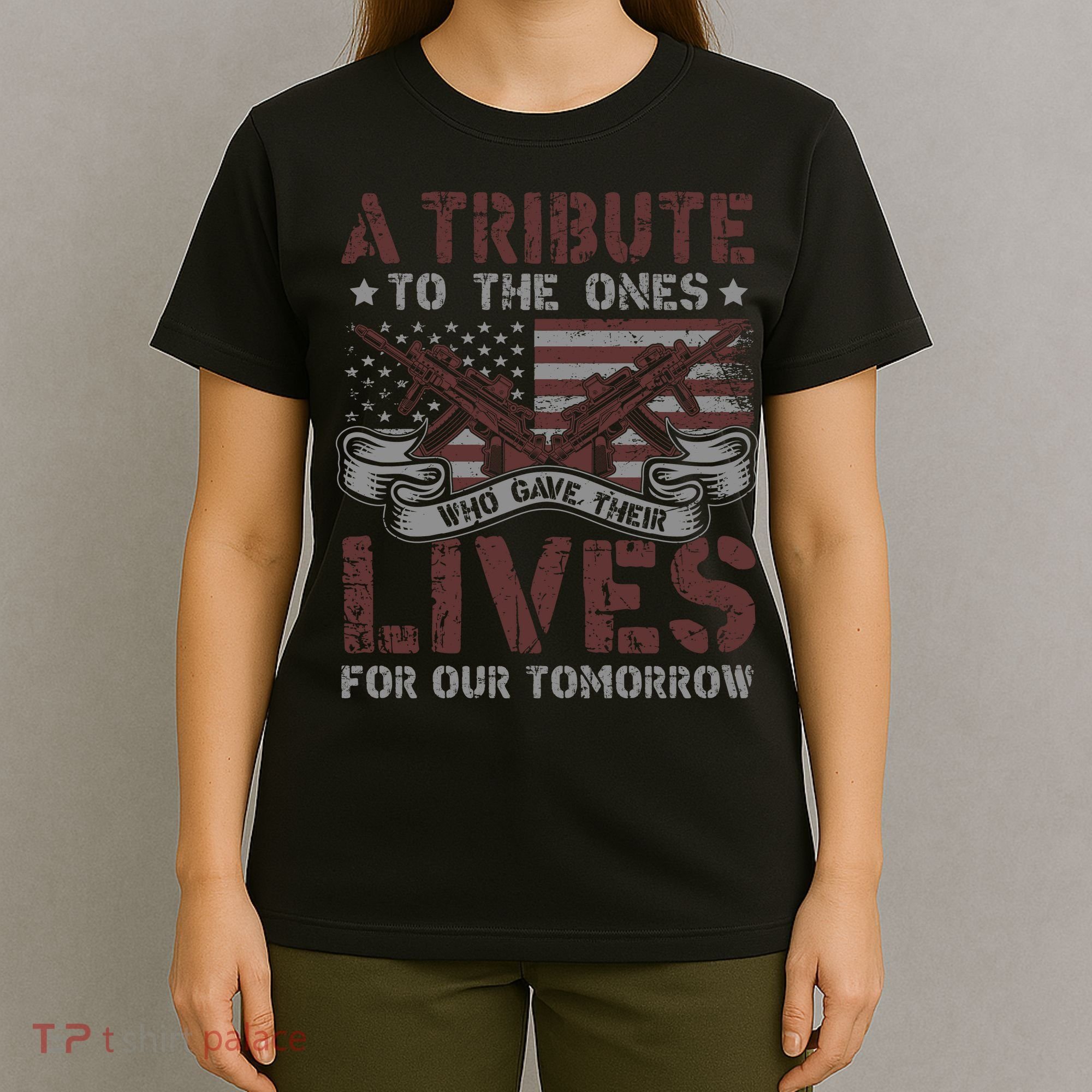Memorial Day Tribute Graphic T-Shirt