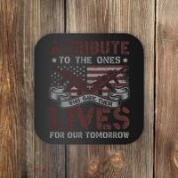 Memorial Day Tribute Graphic Coaster thumb 0
