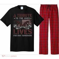 Memorial Day Tribute Graphic Pajama Set thumb 0