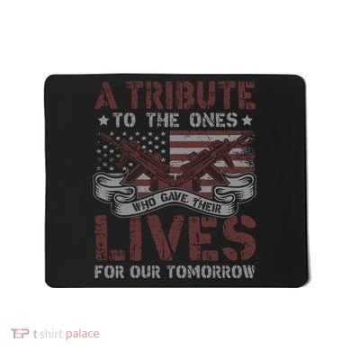 Memorial Day Tribute Graphic Mousepad