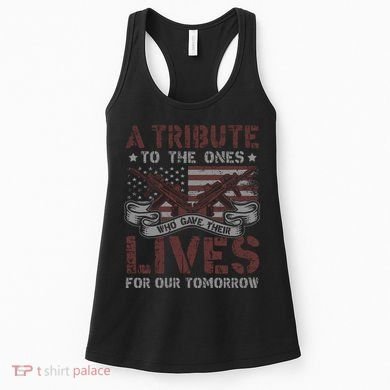 Memorial Day Tribute Graphic Women's Tank Top