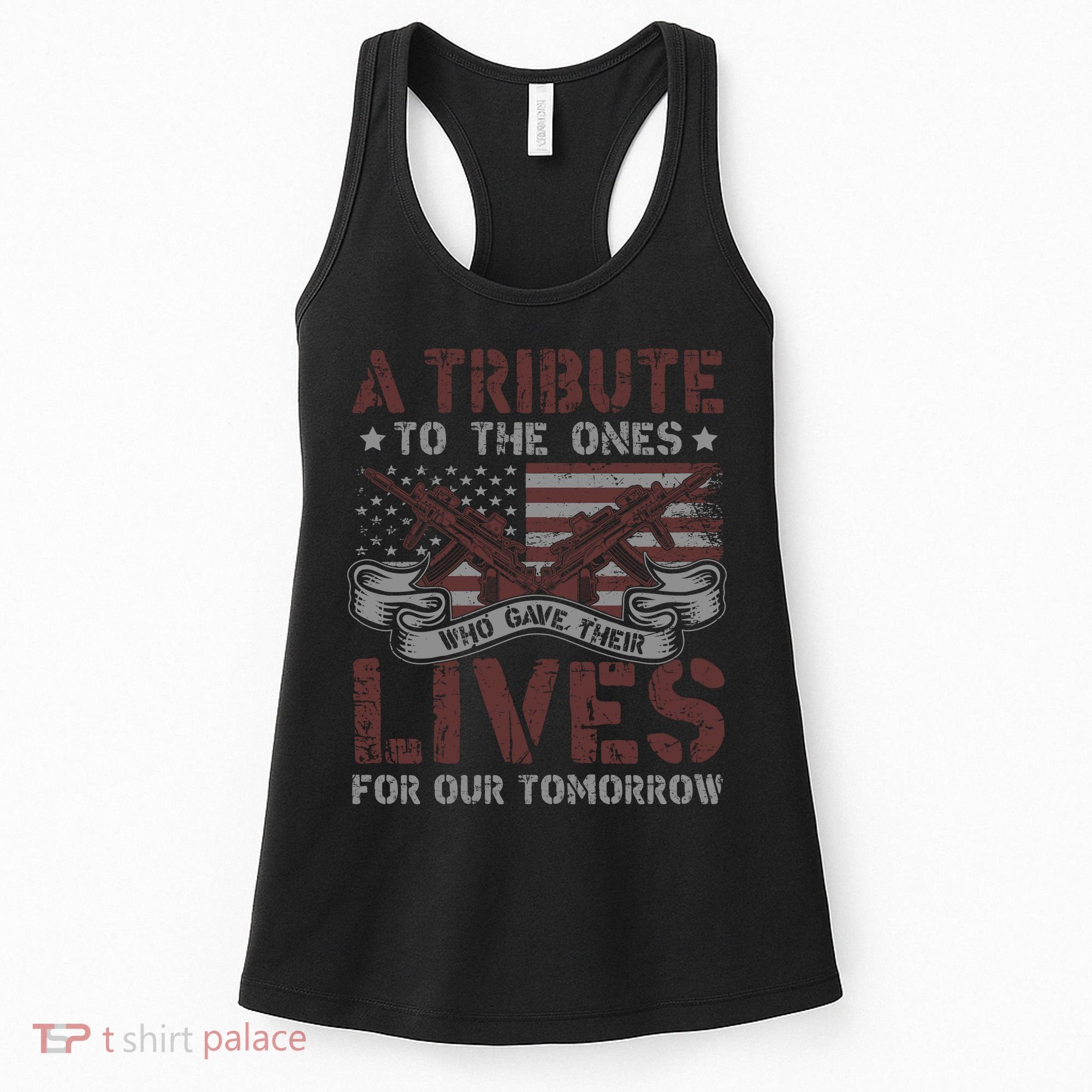 Memorial Day Tribute Graphic Women's Tank Top