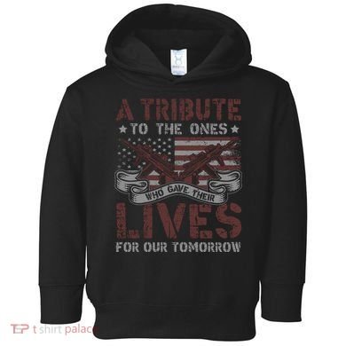 Memorial Day Tribute Graphic Toddler Hoodie