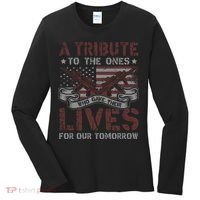 Memorial Day Tribute Graphic Women's Long Sleeve Shirt thumb 0