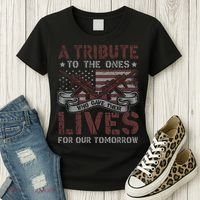 Memorial Day Tribute Graphic Women's T-Shirt thumb 3
