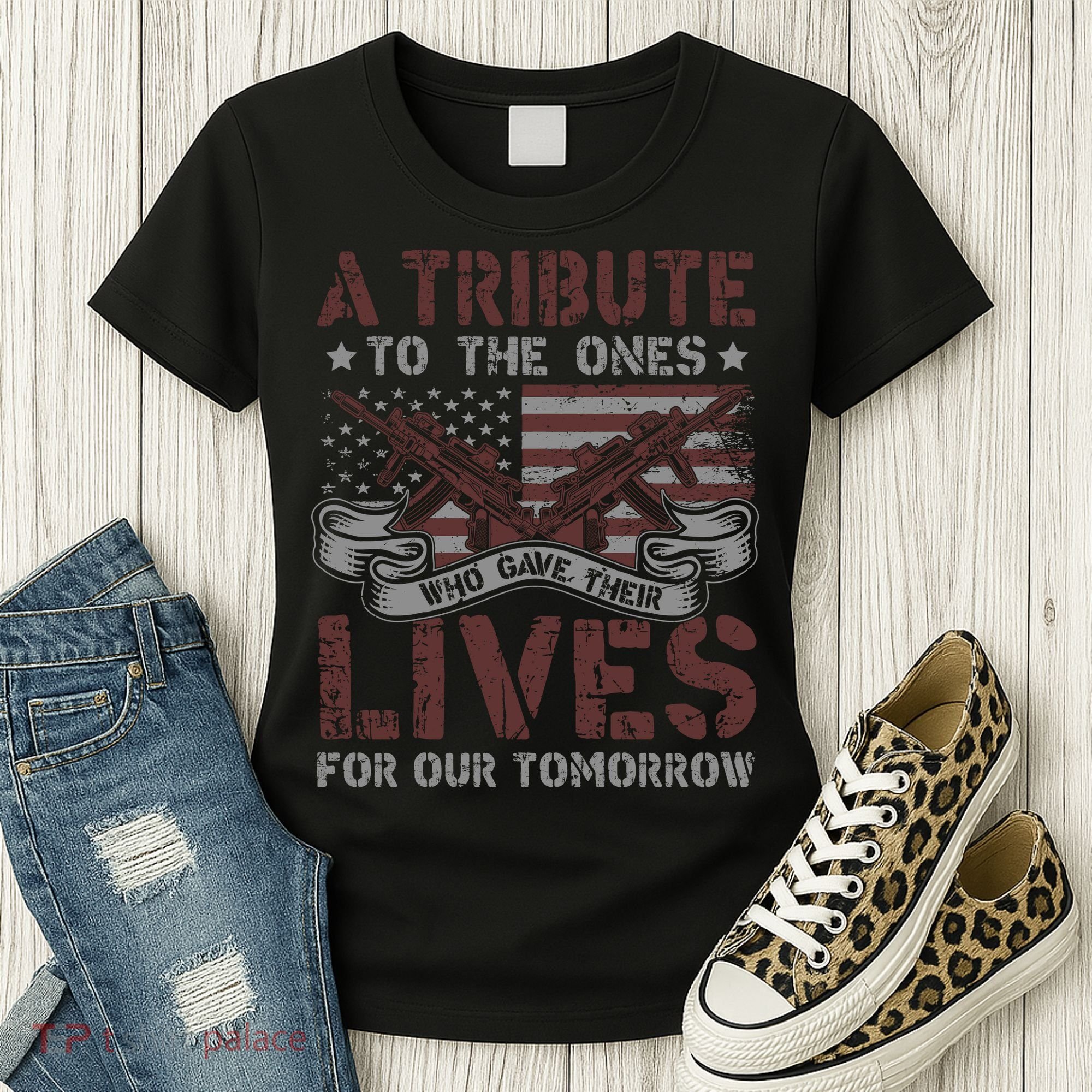Memorial Day Tribute Graphic Women's T-Shirt