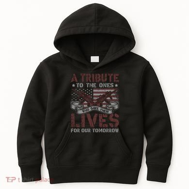 Memorial Day Tribute Graphic Kids Hoodie