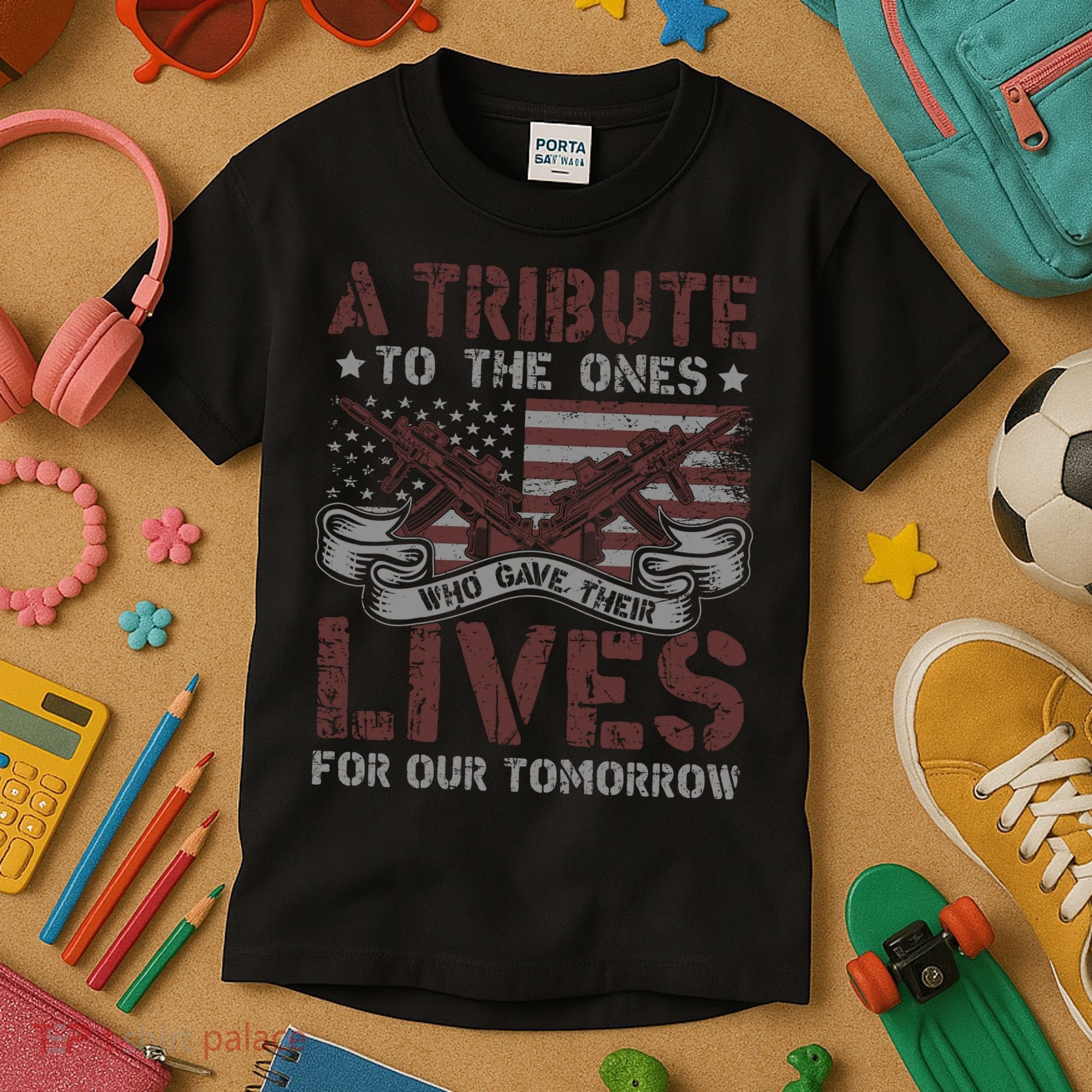 Memorial Day Tribute Graphic Kids T-Shirt